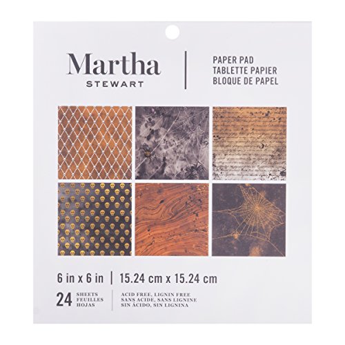 Martha Stewart 6 x 6 Paper Pad Halloween Traditional