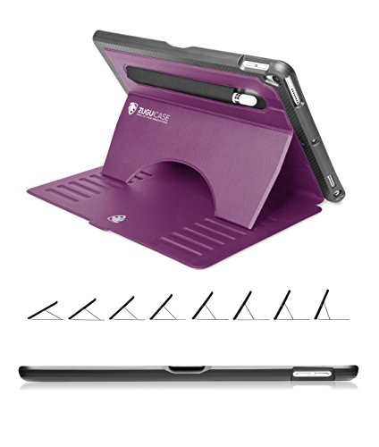 ZUGU CASE - 2019 iPad Air 10.5/2017 iPad Pro 10.5 Inch Case Prodigy X - Very Protective but Thin with Convenient Magnetic Stand with Sleep/Wake Cover (Purple)