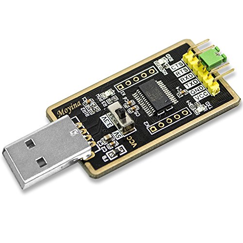 Book Cover USB to TTL Adapter, USB to Serial Converter for Development Projects - Featuring Genuine FTDI USB UART IC â€˜FT232RLâ€™