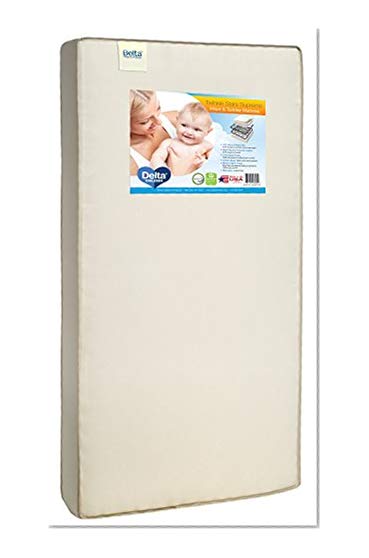 Book Cover Delta Children Twinkle Stars Supreme Innerspring Crib and Toddler Mattress | Waterproof | GREENGUARD Gold Certified (Natural/Non-Toxic)
