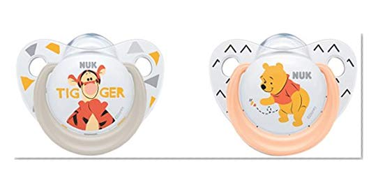 Nuk - ALLO3 - Winnie The Pooh Sucettes, Taille 2, 6-18 mois, Set de 2