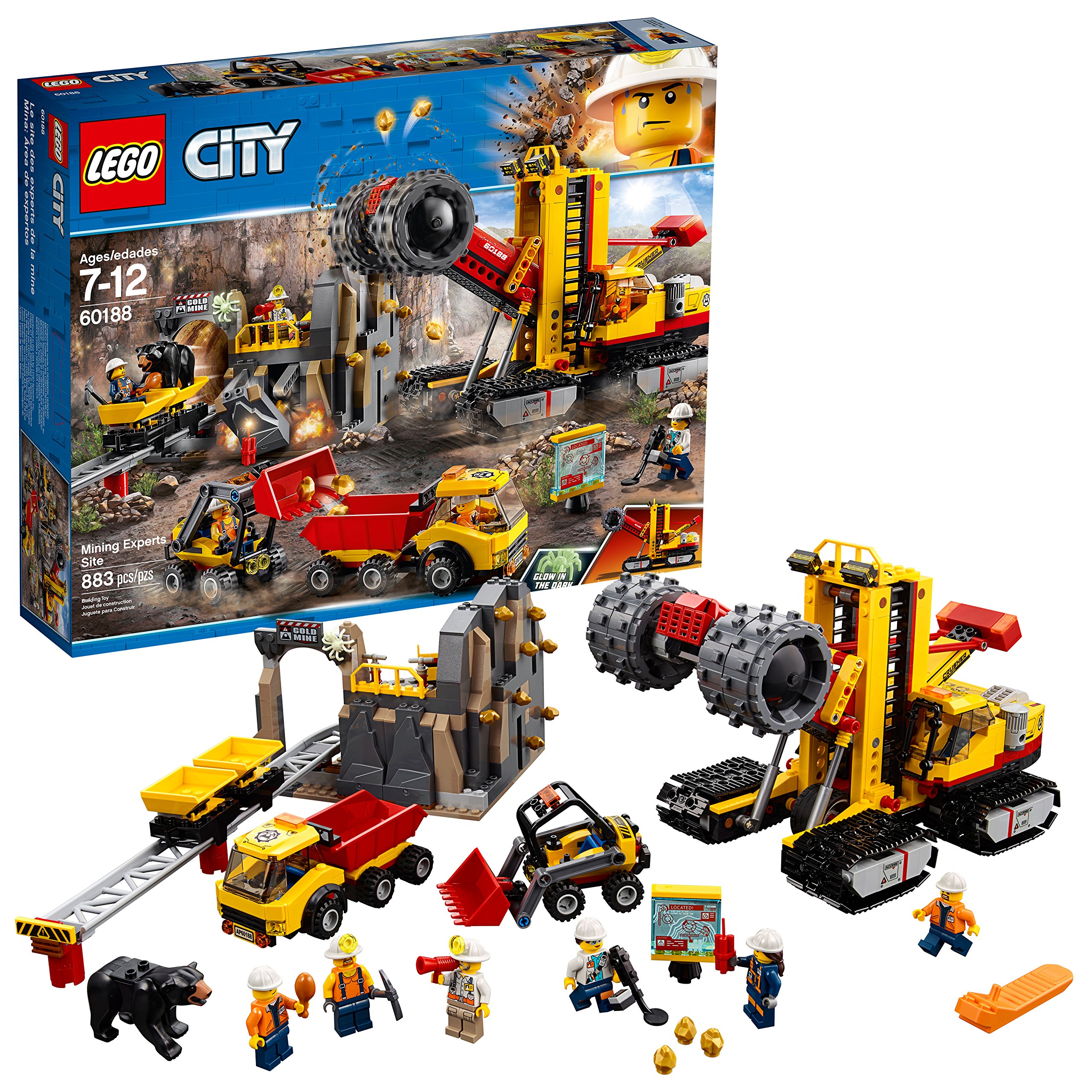 Book Cover LEGO City Mining Experts Site 60188 Building Kit (883 Piece) (Discontinued by Manufacturer)
