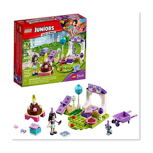 Book Cover LEGO Juniors/4+ Emma's Pet Party 10748 Building Kit (67 Piece)