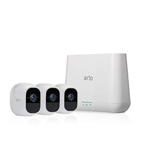 Book Cover Arlo (VMS4330P) Pro 2 - Wireless Home Security Camera System with Siren | Rechargeable, Night vision, Indoor/Outdoor, 1080p, 2-Way Audio, Wall Mount | Cloud Storage Included | 3 Camera Kit