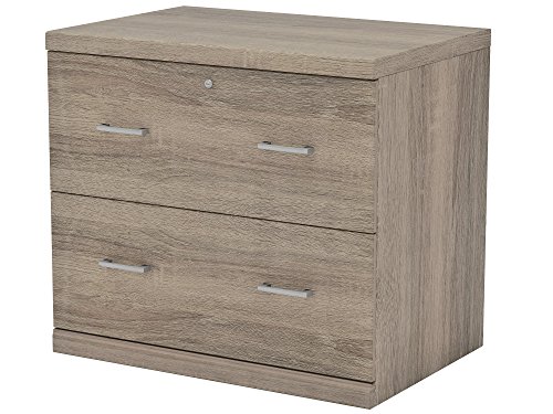Book Cover Z-Line Designs ZL2266-2OLU 2-Drawer Washed Oak Lateral File Cabinet,