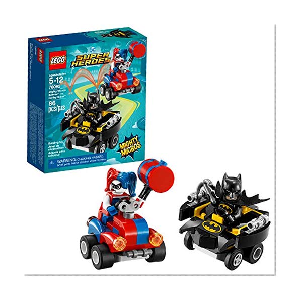 LEGO DC Super Heroes Mighty Micros: Batman vs. Harley Quinn 76092 Building Kit (86 Piece)