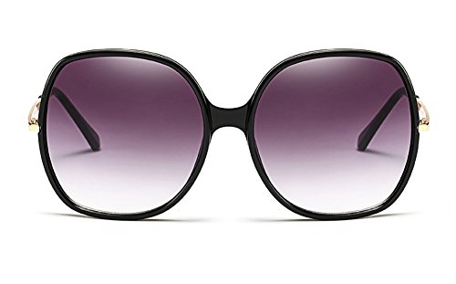 Freckles Mark 70s Super Oversize Square Sunglasses for Women Vintage Rectangular Plastic Frame