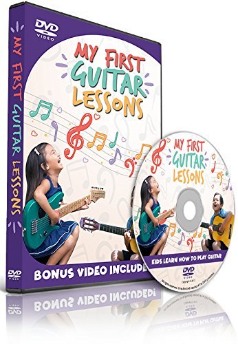 Book Cover My First Guitar Lessons - Kids Learn How to Play Guitar - Bonus Video Included!