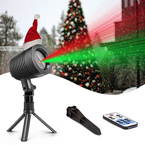 Christmas Laser Lights Landscape Projector Lights Outdoor Waterproof Laser Lamp for Halloween Outdoor Garden/Yard