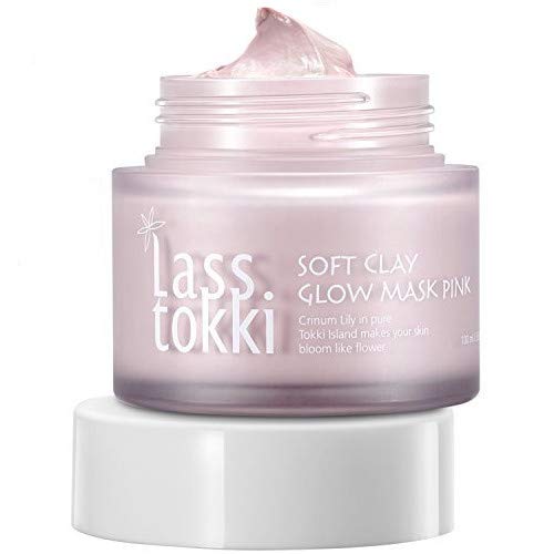 Clay Mask, Lasstokki Pink Marine Collagen Clay Mask, Vitalizing Mud Mask, Firming Facial Mask, Brightening Face Mask, Gently Exfoliating Facial Mask Without Drying Out Your Skin, Korean Skin Care