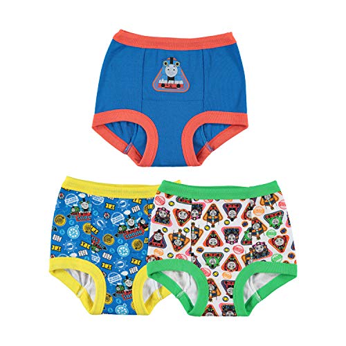 Book Cover Mattel Boys Pant Baby and Toddler Potty Training Underwear, Thomas Multicolor 3pk, 4 Years