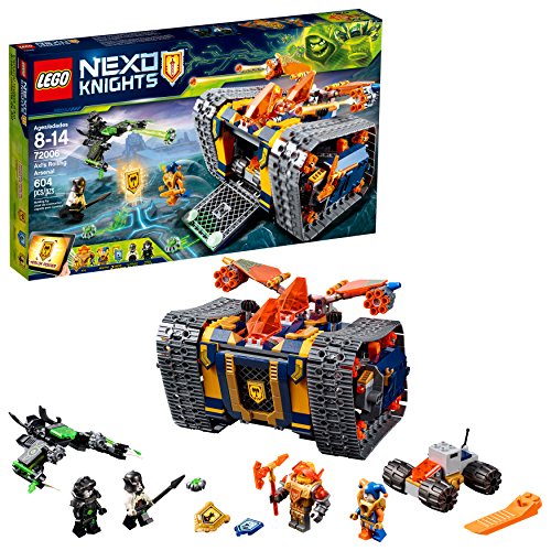 Book Cover LEGO NEXO KNIGHTS Axl's Rolling Arsenal 72006 Building Kit (604 Piece)