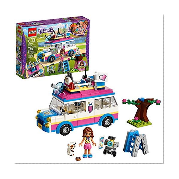Book Cover LEGO Friends Olivia’s Mission Vehicle 41333 Building Set (223 Piece)