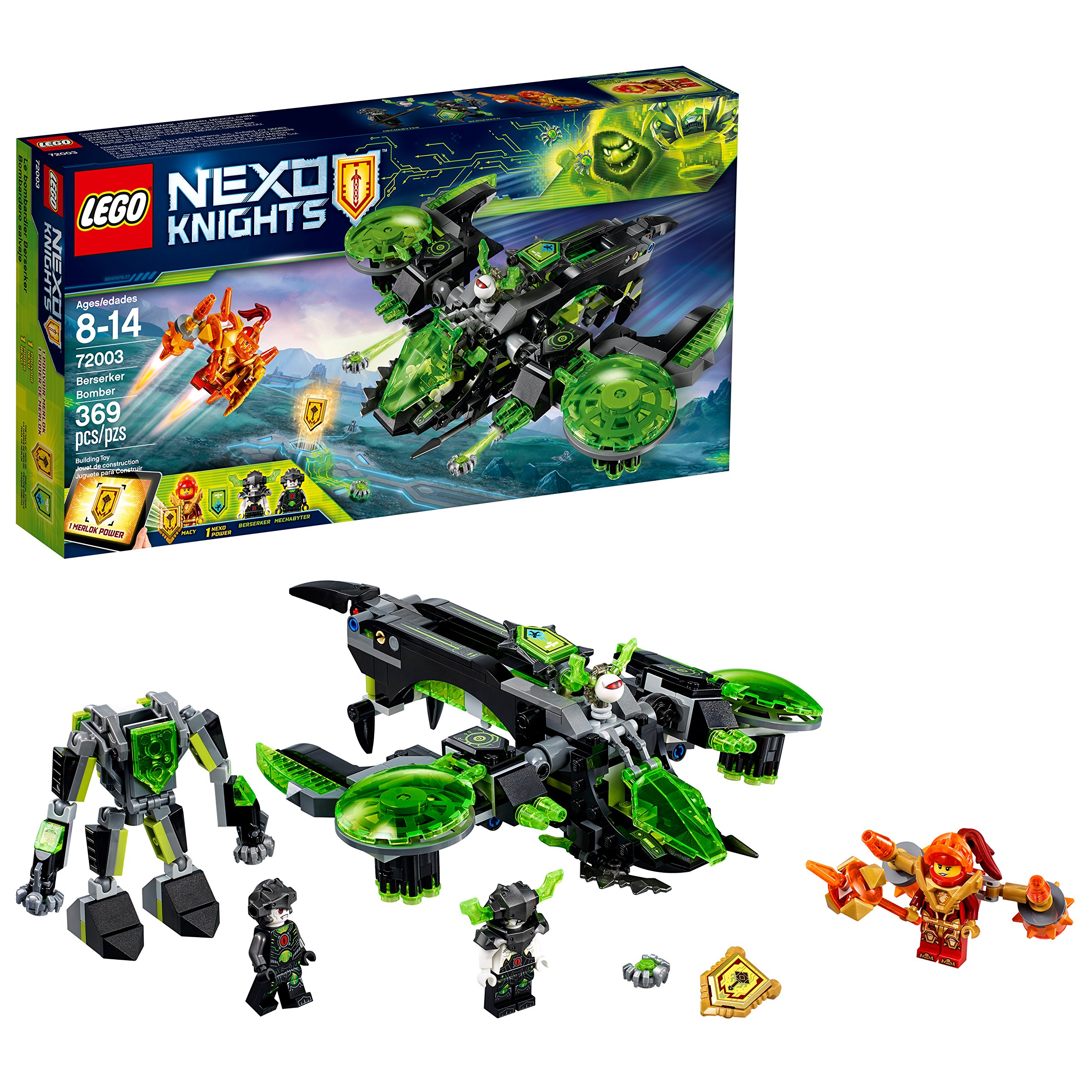 LEGO NEXO KNIGHTS Berserker Bomber 72003 Building Kit (369 Piece)