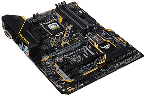 ASUS TUF Z370-PLUS Gaming LGA1151 (Intel 8th Gen) DDR4 HDMI DVI M.2 Z370 ATX Motherboard with Gigabit LAN and USB 3.1