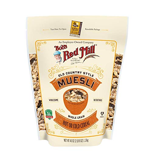 Bob's Red Mill Resealable Old Country Style Muesli Cereal, 40 Oz (4 Pack)