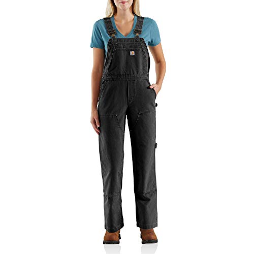 Carhartt womens Weathered Duck Unlined Wildwood Bib Overalls