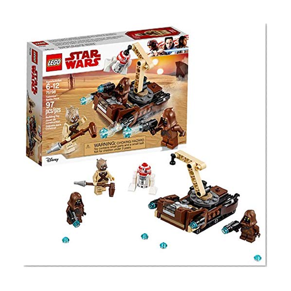 Book Cover LEGO Star Wars Episode: A New Hope Tatooine Battle Pack 75198 Building Kit (97 Piece)