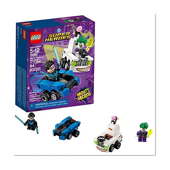 Book Cover LEGO DC Super Heroes Mighty Micros: Nightwing vs. The Joker 76093 Building Kit (84 Piece)
