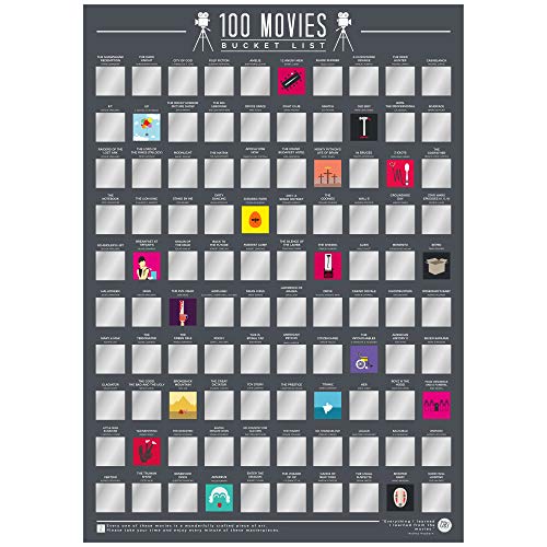 Gift Republic 100 Movies Bucket List Poster
