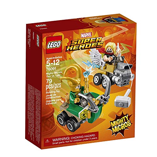 LEGO Marvel Super Heroes Mighty Micros: Thor vs. Loki 76091 Building Kit (79 Piece)