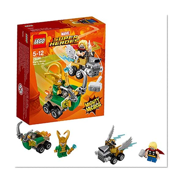 LEGO Marvel Super Heroes - Mighty Micros : Thor contre Loki - 76091 - Jeu de Construction