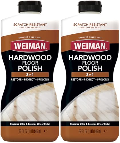 Weiman High-Traffic Hardwood Floor Polish & Restorer - Shines & Hides Scratch Marks