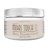 Rolite Midas Touch Metal Polishing Cream 4.5 Oz for Silver Gold Brass Copper Chrome Non-toxic Jewelry Restoration