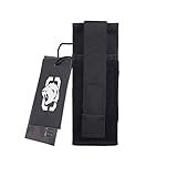 OneTigris Medical Shears Pouch Tactical EMT Scissor Sheath MOLLE Hand Tools Pouch (Upgraded Black EMT Shear Holder)