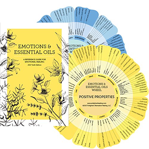 Book Cover NEW Emotions & Essential Oils, 6th Edition Book + Emotions Wheel