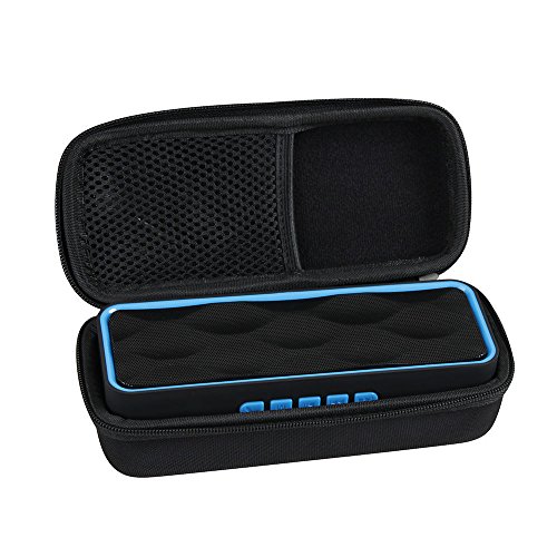 Hard EVA Travel Black Case for ZOEE S1 Outdoor Stereo Speaker by Hermitshell