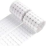 WXBOOM 1400pcs Diameter Sticky Back Coins Hook & Loop Self Adhesive Dots Tapes 20mm/0.7" (700sets)