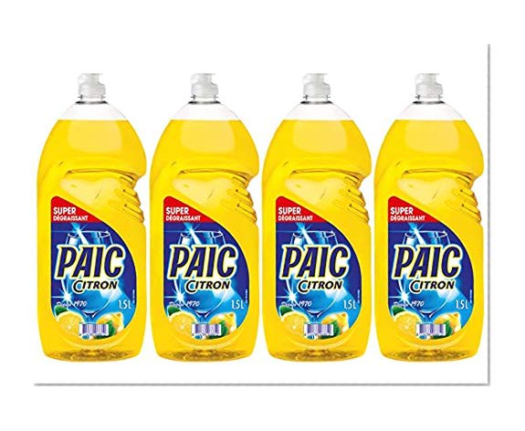 Paic FR02878A Liquide Vaisselle Citron 1,5 L - Lot de 4
