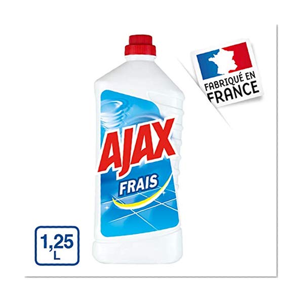 Ajax Nettoyant Sol Rel Frais 1,25 L - Lot de 4