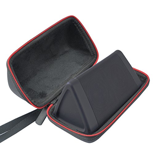 HESPLUS Hard Case Compatible for OontZ Angle 3 Wireless Bluetooth Speaker Portable Travel Carry Case with Mesh Pocket- Black