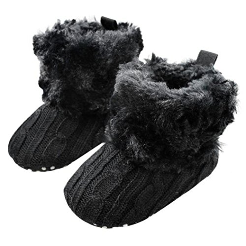 LNGRY Baby Boy Girl Snow Boots Soft Crib Shoes Toddler Prewalker Shoes
