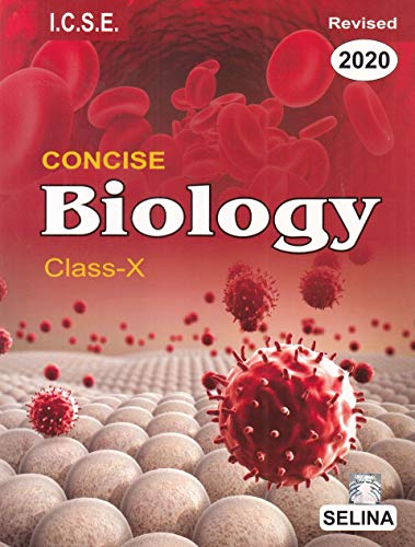 Book Cover Selina ICSE Concise Biology for Class 10 (2018-19 Session)