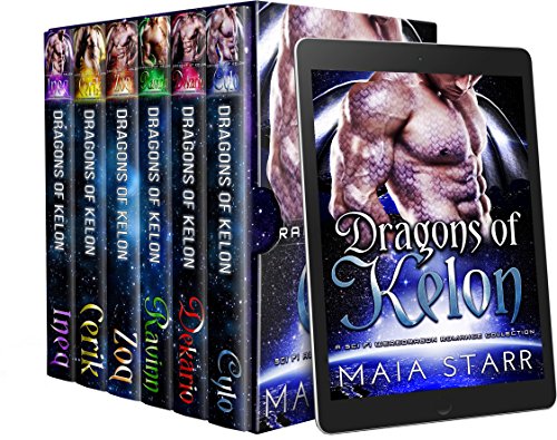 Book Cover Dragons Of Kelon: A Sci Fi Weredragon Romance Collection