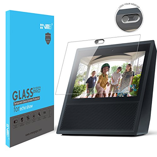 Book Cover Echo Show Screen Protectorï¼ˆDon't use for New Echo Show 2nd,Webcam Cover Not only to Protect Echo Show Screen is More Important to Protect Everyone's Privacy is Safe. (Black)