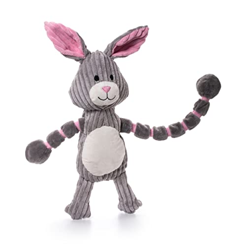 Charming Pet Thunda Tugga Bunny Plush & Squeaky Dog Tug Toy