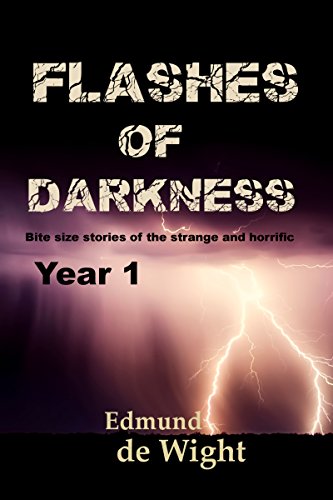 Book Cover Flashes of Darkness - Year 1: Bite size stories of the strange and horrific