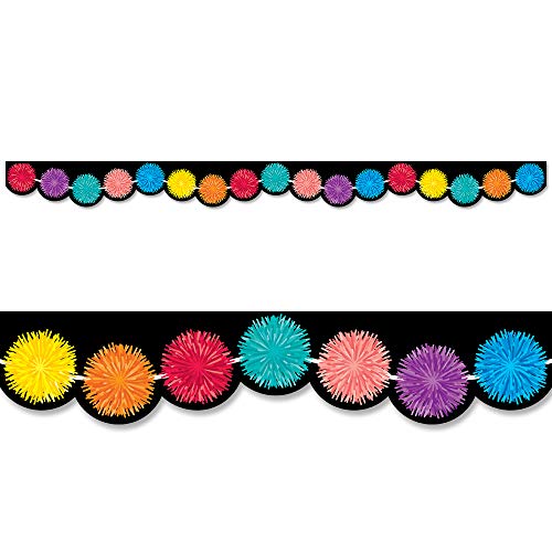 CTP Pom-Poms Bulletin Board Border/Trimmer, Bulletin Board Design, 35 Feet (Creative Teaching Press 8408)