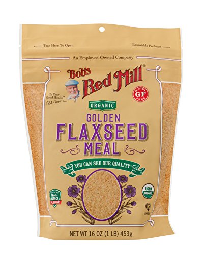Book Cover Bob's Red Mill Organic Golden Flaxseed Meal, 16 Oz