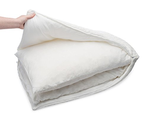 Simply Sova Adjustable Loft Shredded Memory Foam Pillows for Sleeping Queen Size - Extra Firm Pillow with Machine Washable Cover