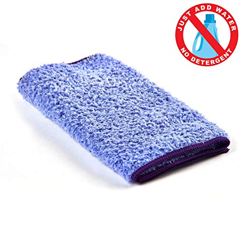 Book Cover Pure-Sky Magic Deep Clean Cleaning Cloth - JUST ADD Water No Detergents Needed - Multipurpose Ultra Microfiber Cloth - Stick-Attachable for Mop, or as Handheld Microfiber Towels to Clean Any Surfaces