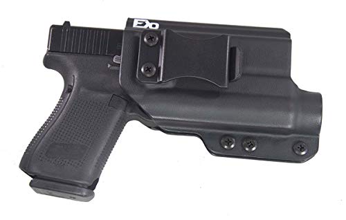 Book Cover Fierce Defender TLR1 Compatible Glock 19 23 32 IWB Kydex Holster The Winter Warrior Series -Made in USA- GEN 5 Compatible (Black)