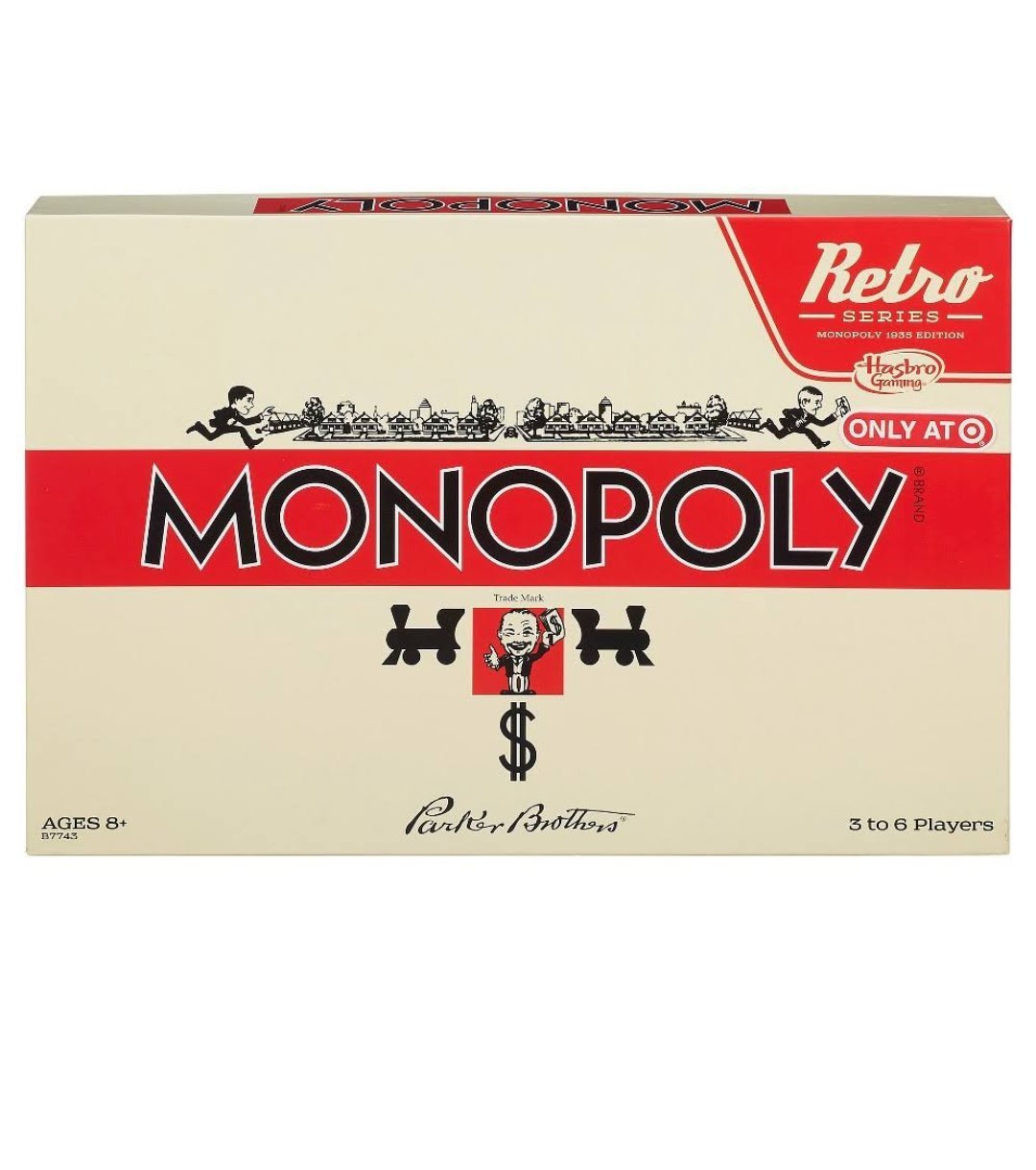 Book Cover Retro New Monopoly Monopoly Game Edition (Original Version)