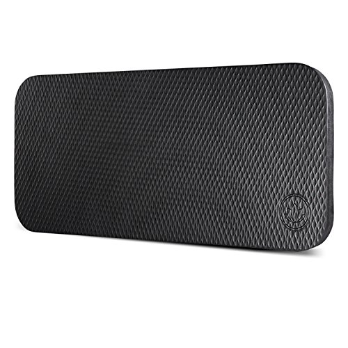 LEVOIT Yoga Knee Pad Cushion, 1 inch Thickness, Comfort Cushion Pressure Points for Pain Free Exercise Workouts, Great for Wrists, Elbows, Sit Bones, Fit Your Full-Size Yoga Mat (Black)