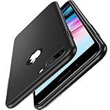 CASEKOO iPhone 8 Plus Case Slim Fit Ultra Thin Case Hard [Scratch Resistant] Great Grip Cover Compatible with iPhone 8 Plus [Shell Series]- Phantom Black
