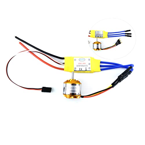 YoungRC A2212 1000KV Brushless Motor+ 30A ESC Electric Speed Controller with Gold Bullet Banana Plugs for RC Multicopter Quadcopter